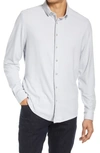 STONE ROSE DRYTOUCH SOLID FLEECE BUTTON-UP SHIRT