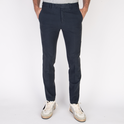 Pt Torino Pleated Trousers In Blue