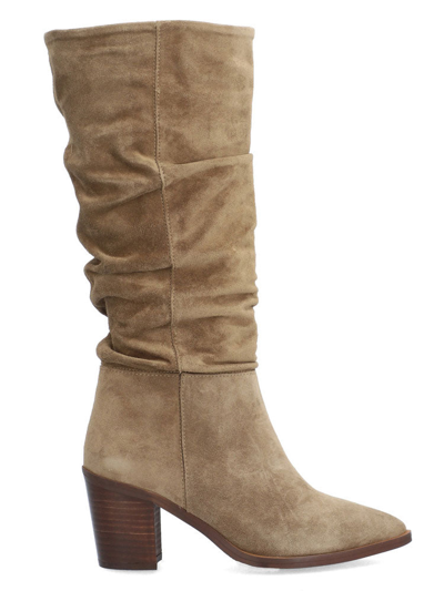 Alpe Alina Boots Taupe In Brown