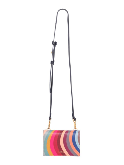 Paul Smith Swirl-printed Foldover Crossbody Bag In Multicolor