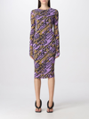 Versace Jeans Couture Dresses Lilac In Violet