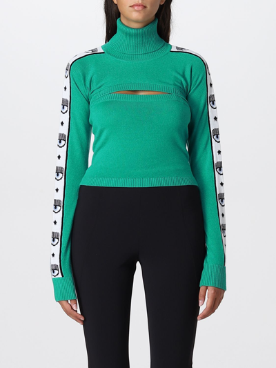 Chiara Ferragni Sweaters Green