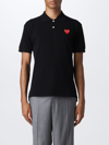 Comme Des Garçons Play Polo Shirt Comme Des Garcons Play Men In Black