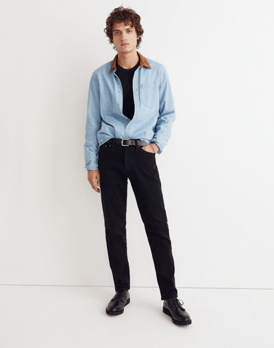 Madewell Slim Jeans In Black Wash
