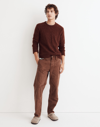 Madewell Relaxed Straight Workwear Pants In Forage