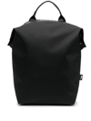 Longchamp Foldable Backpack With Side Pocket And Top Handle In Black