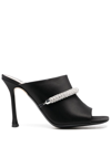 N°21 Woman Sandals Black Size 5.5 Textile Fibers In Black