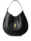 Polo Ralph Lauren Sport Calf Leather Shoulder Bag In Schwarz