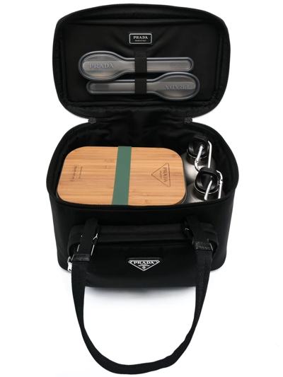 Prada Re-nylon Picnic Bag In Schwarz