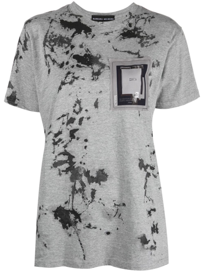 Barbara Bologna Abstract-print T-shirt In Grey