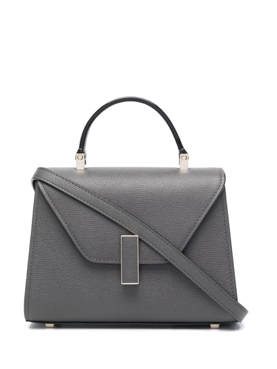 Valextra Small Iside Crossbody Bag In Grau
