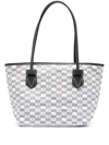 MOREAU ABSTRACT-PRINT LEATHER TOTE BAG