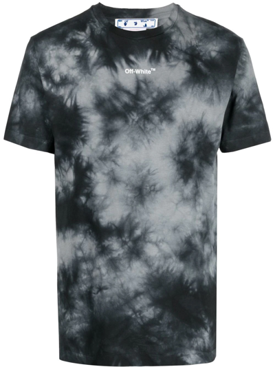 Off-white Tie-dye Print T-shirt In Multi