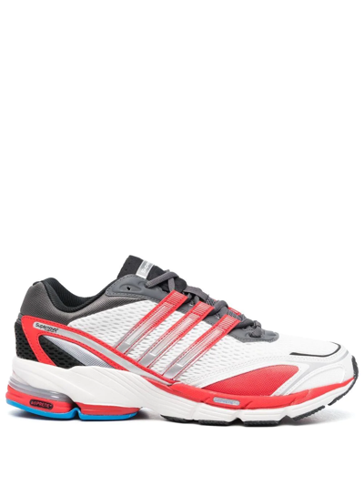 Adidas Originals Supernova Cushion 7 Gray Five/crystal White/vivid Red Men's Low Shoe In Multi
