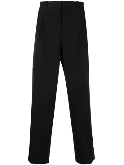 Oamc Combine Cropped Trousers In Black