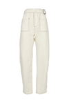 Etro White Straight Leg Cargo Trousers In White
