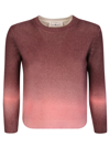 Tory Burch Ombré-effect Cashmere Jumper In Pink