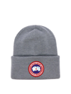CANADA GOOSE LOGO EMBROIDERED BEANIE