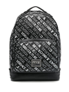 VERSACE JEANS COUTURE BLACK BACKPACK