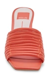 Dolce Vita Women's Priana Slip On High Heel Sandals In Persimmon Stella