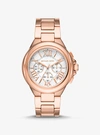 MICHAEL KORS OVERSIZED CAMILLE ROSE GOLD-TONE WATCH