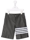 THOM BROWNE 4 BAR PRINT SWIM SHORTS