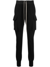 RICK OWENS DRKSHDW DRAWSTRING TAPERED TRACK PANTS