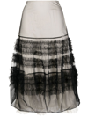 MOLLY GODDARD TULLE OVERLAY SKIRT