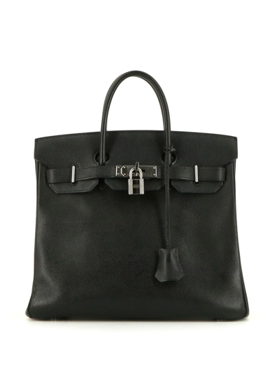 Pre-owned Hermes  Haut À Courroies Handbag In 黑色
