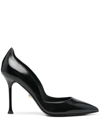 ALEVÌ PRETTY POINTED LEATHER PUMPS