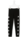 GOLDEN GOOSE STAR-PRINT LEGGINGS