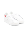 DSQUARED2 LOW-TOP LEATHER SNEAKERS