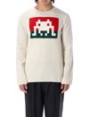 Comme Des Garçons Shirt Graphic-print Jumper In Off White