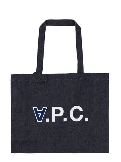 Apc Dianela Shopping Bag 2.0 In Blue