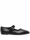 THE ROW THE ROW WOMEN AVA MARY JANE SHOES IN GOATSKIN LEATHER