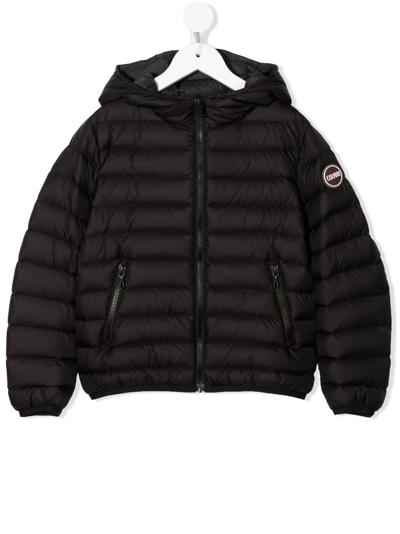 Colmar Kids' Logo-patch Detail Padded Jacket In Black