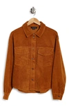 Sanctuary Dakota Corduroy Shacket In Maple