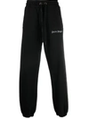 Palm Angels Trousers Black In Black