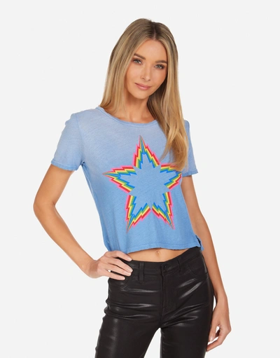 Lauren Moshi Adeline Rainbow Lightning Star In Riptide Ombre