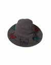Lauren Moshi Adina- Bucket Hat W/ Butterfly Crystals In Onyx
