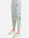 Lauren Moshi Alana Floral Eye Love In Heather Grey