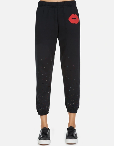 Lauren Moshi Alana Red Lip In Black