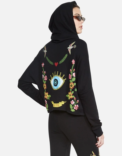 Lauren Moshi Amina Floral Eye Love In Black
