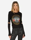 Lauren Moshi X Guns N' Roses Amora Guns N' Roses In Black