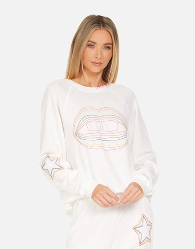 Lauren Moshi Anela Rainbow Lip Outline In Milk