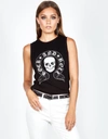 LAUREN MOSHI ASHLIN R & R SKULL BANNER