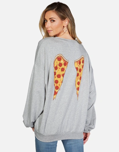 Lauren Moshi Babbs Pizza Angel In Heather Grey