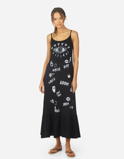 Lauren Moshi Beatrix Doodle Elements In Black