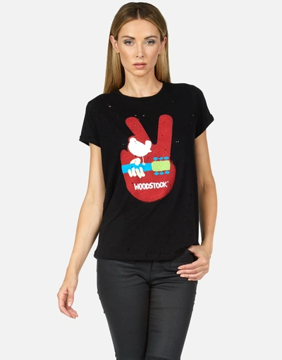 Lauren Moshi X Woodstock Bess Woodstock Peace In Black
