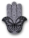 Lauren Moshi Butterfly Hamsa In 16x13